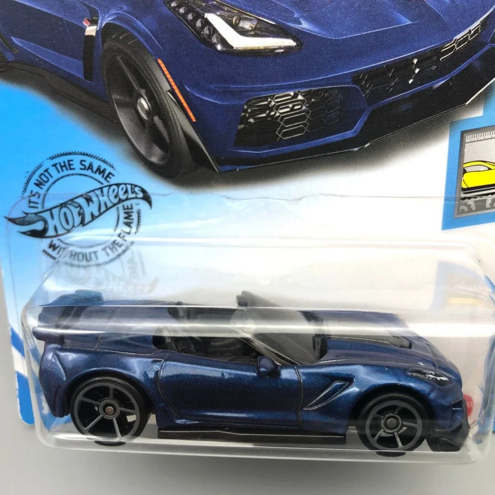 Hot Wheels Factory Fresh '19‎ Corvette ZR1 Convertible Blue 144/250 1/64 Diecast
